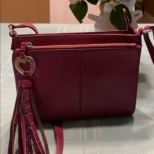 Brighton raspberry purse - crossbody